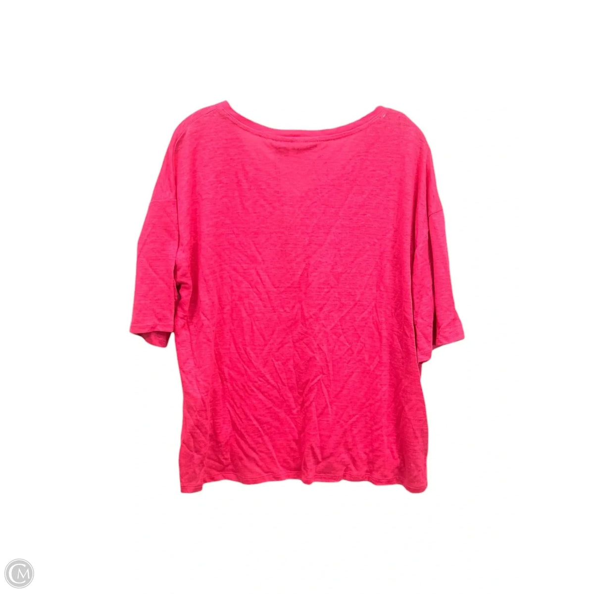 Top Short Sleeve By Tahari In Pink, Size: L