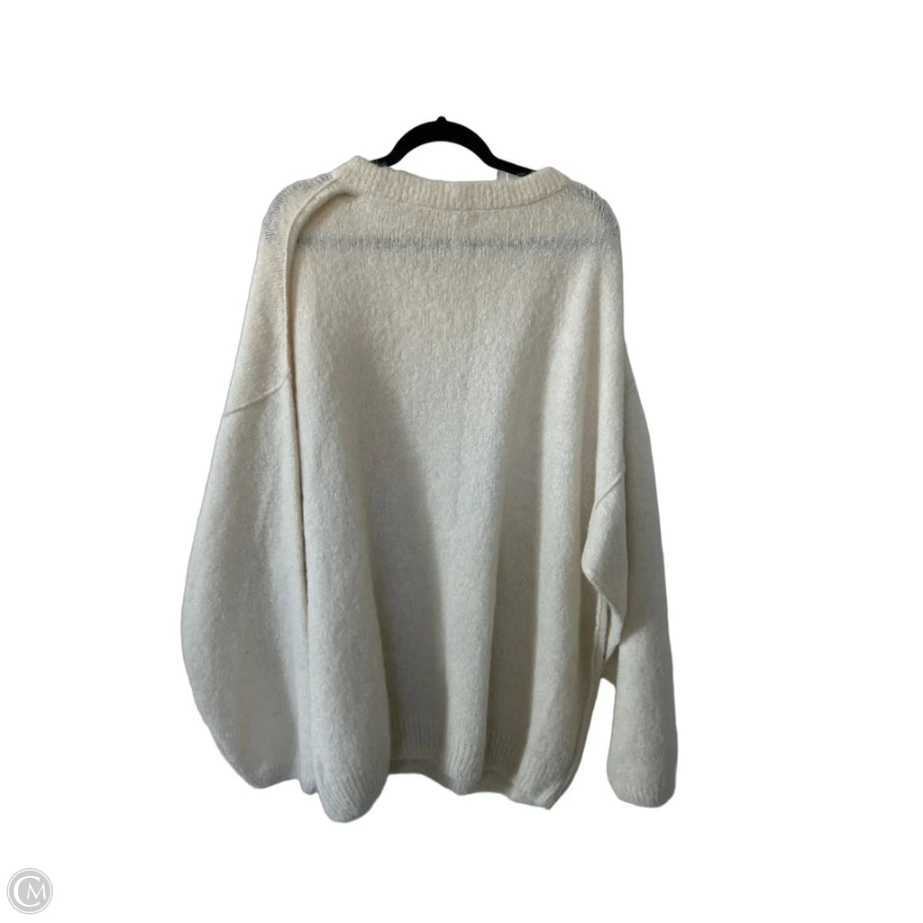 Sweater By Free People In Cream, Size: L