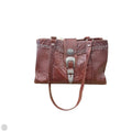 Handbag Leather By Cma, Size: Medium