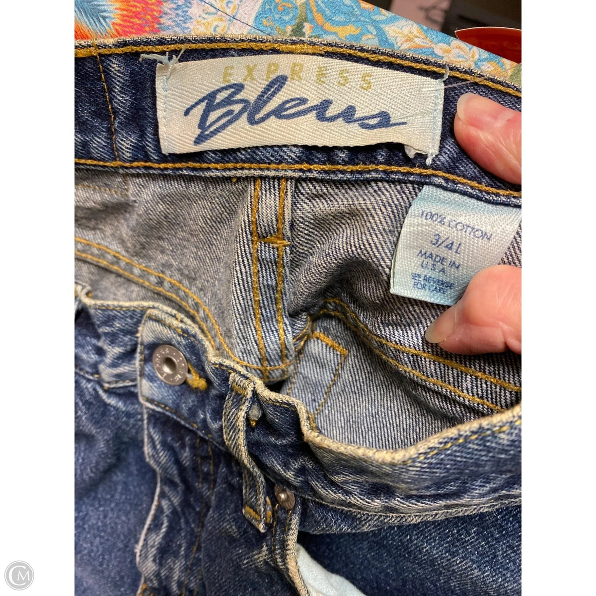 Jeans Skinny By Clothes Mentor In Blue Denim, Size: 4