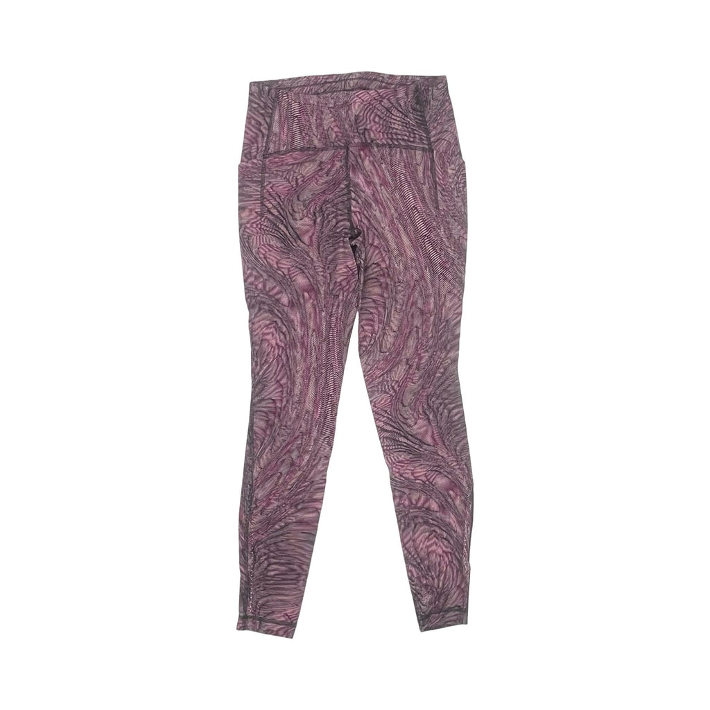 Athletic Leggings By Lululemon In Pink, Size:8