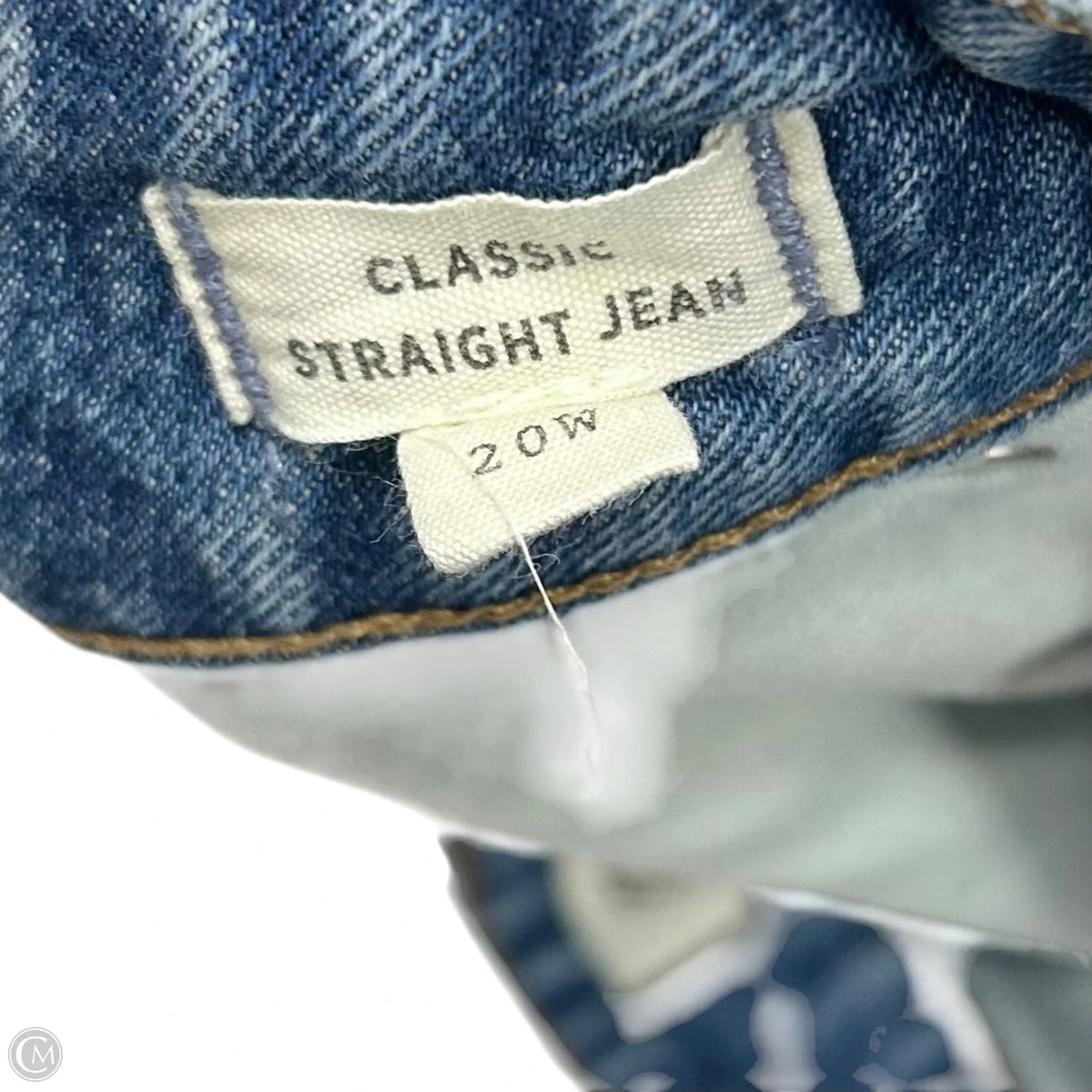 Jeans Straight By Madewell In Blue Denim, Size: 20
