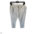 Jeans Straight By Clothes Mentor In Silver & White, Size: 8