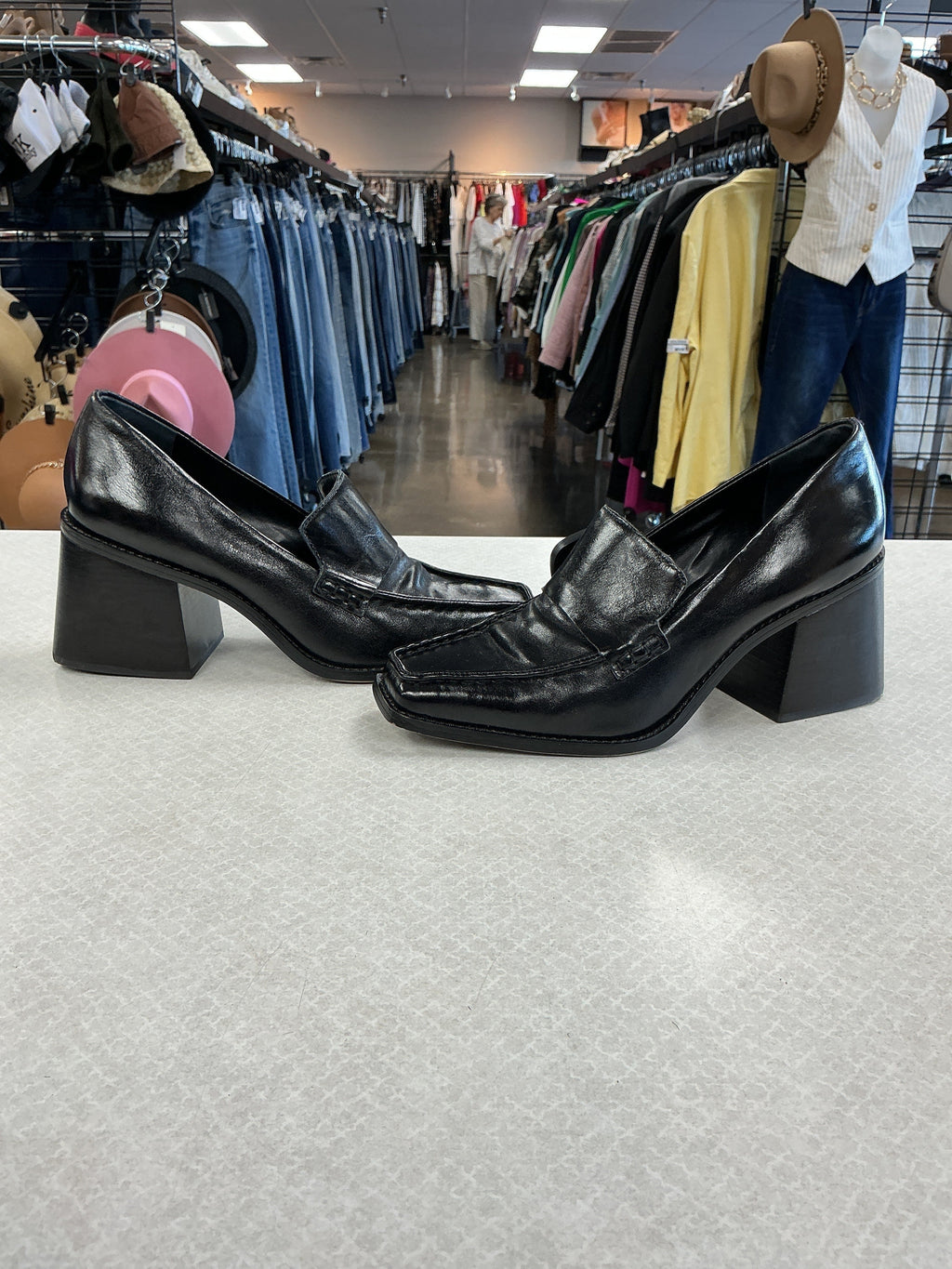 Shoes Heels Block By Vince Camuto In Black, Size:10