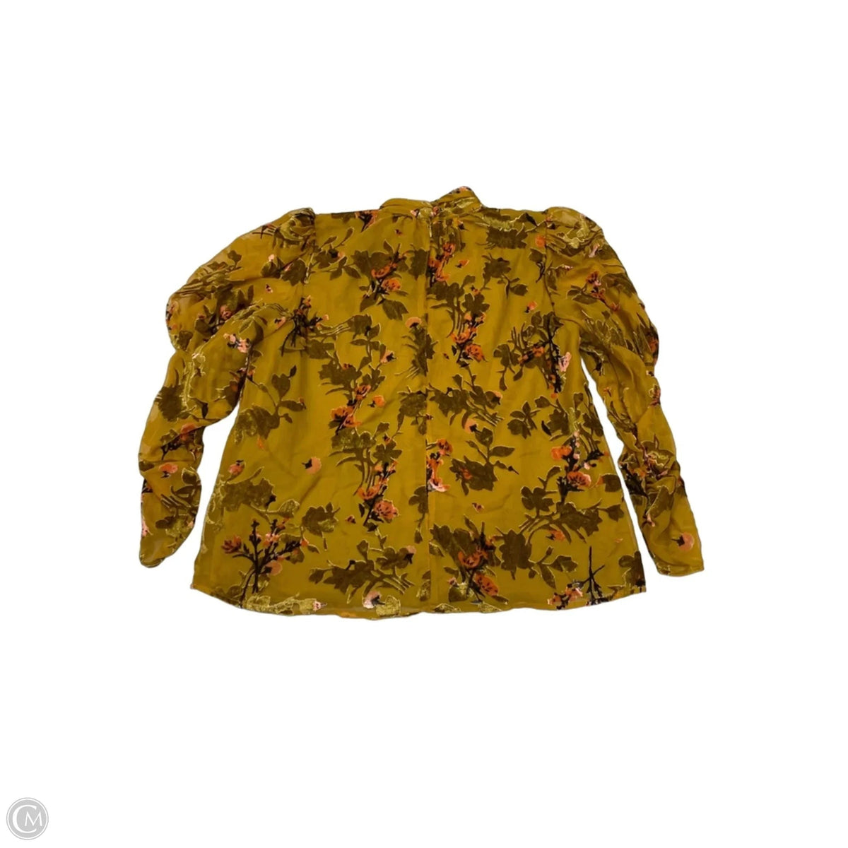 Blouse Long Sleeve By French Connection In Floral Print, Size: Xs