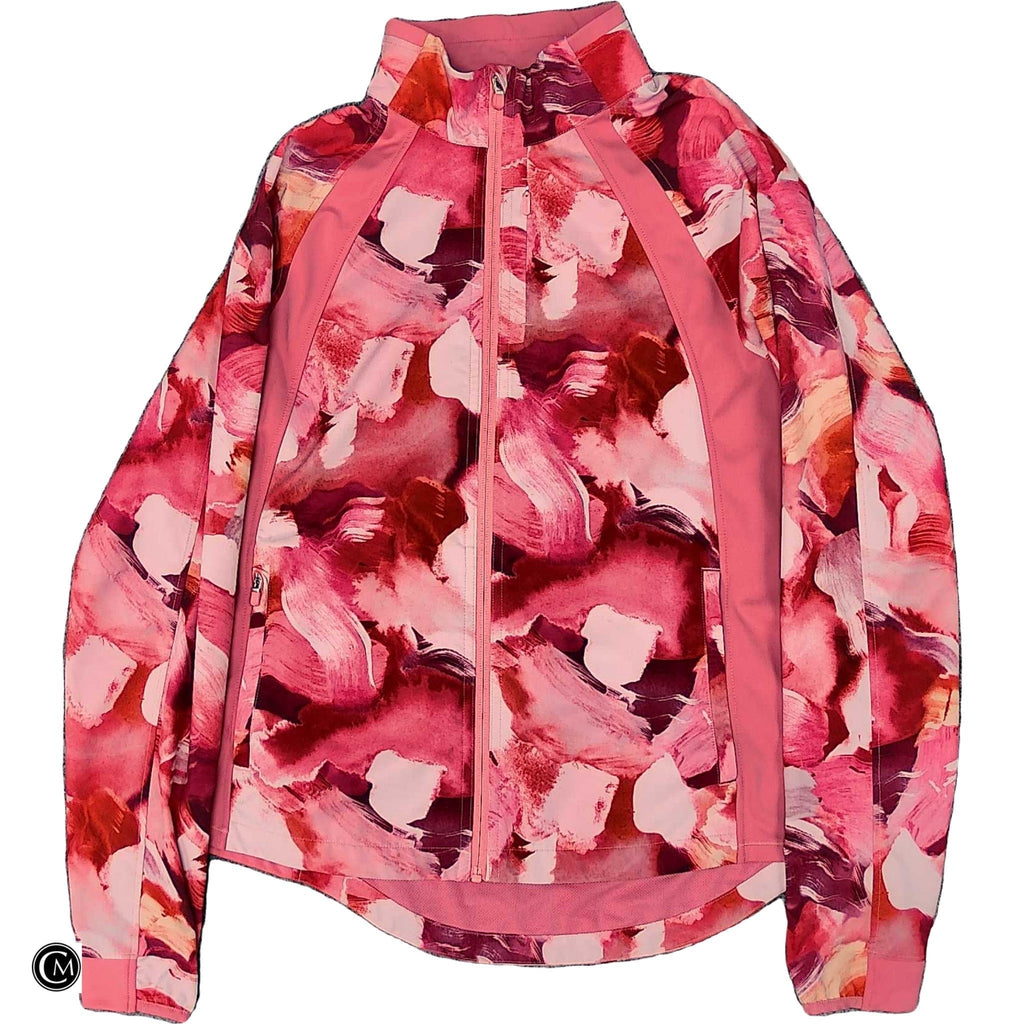 Athletic Jacket By Athleta In Pink, Size: M