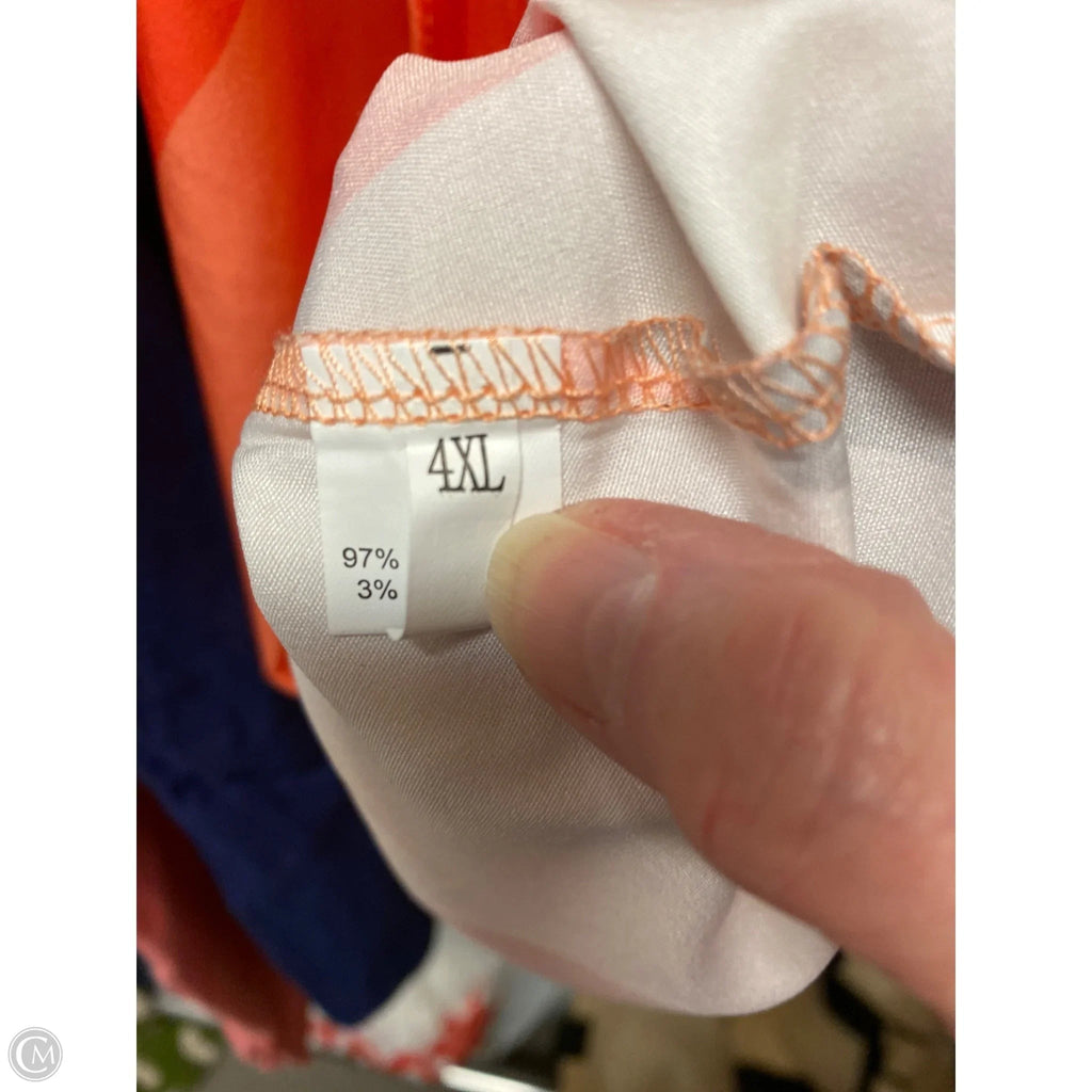Tank Top By Clothes Mentor In Orange, Size: 4x