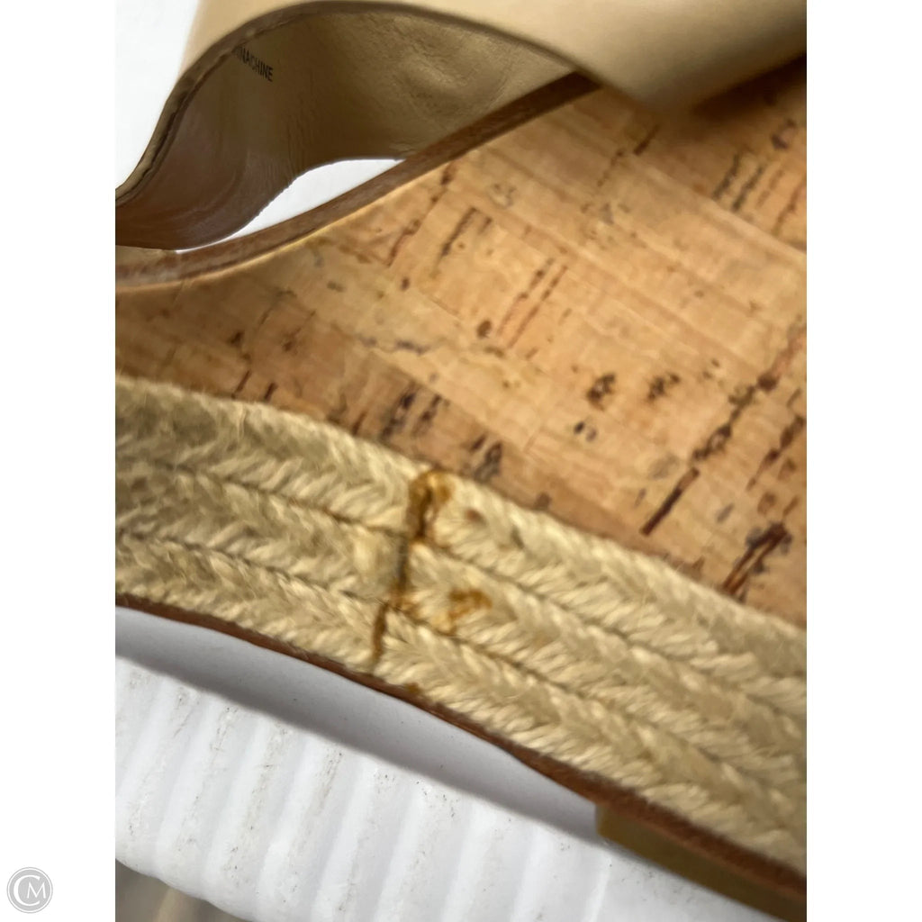Sandals Designer By Coach In Tan, Size: 8.5