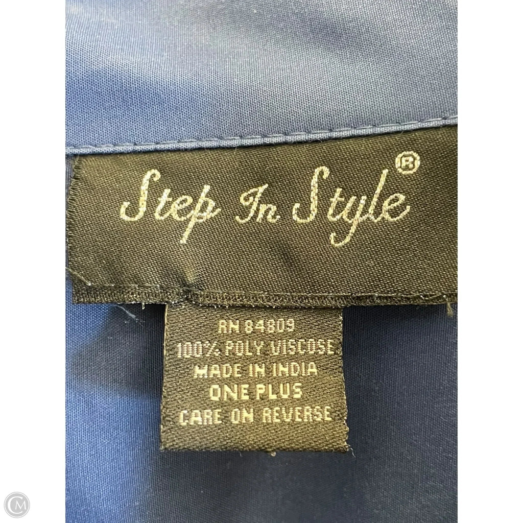 Dress Casual Maxi By Clothes Mentor In Blue, Size: Xl