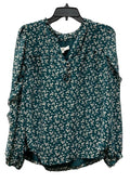 Top Long Sleeve By Loft In Green, Size: L