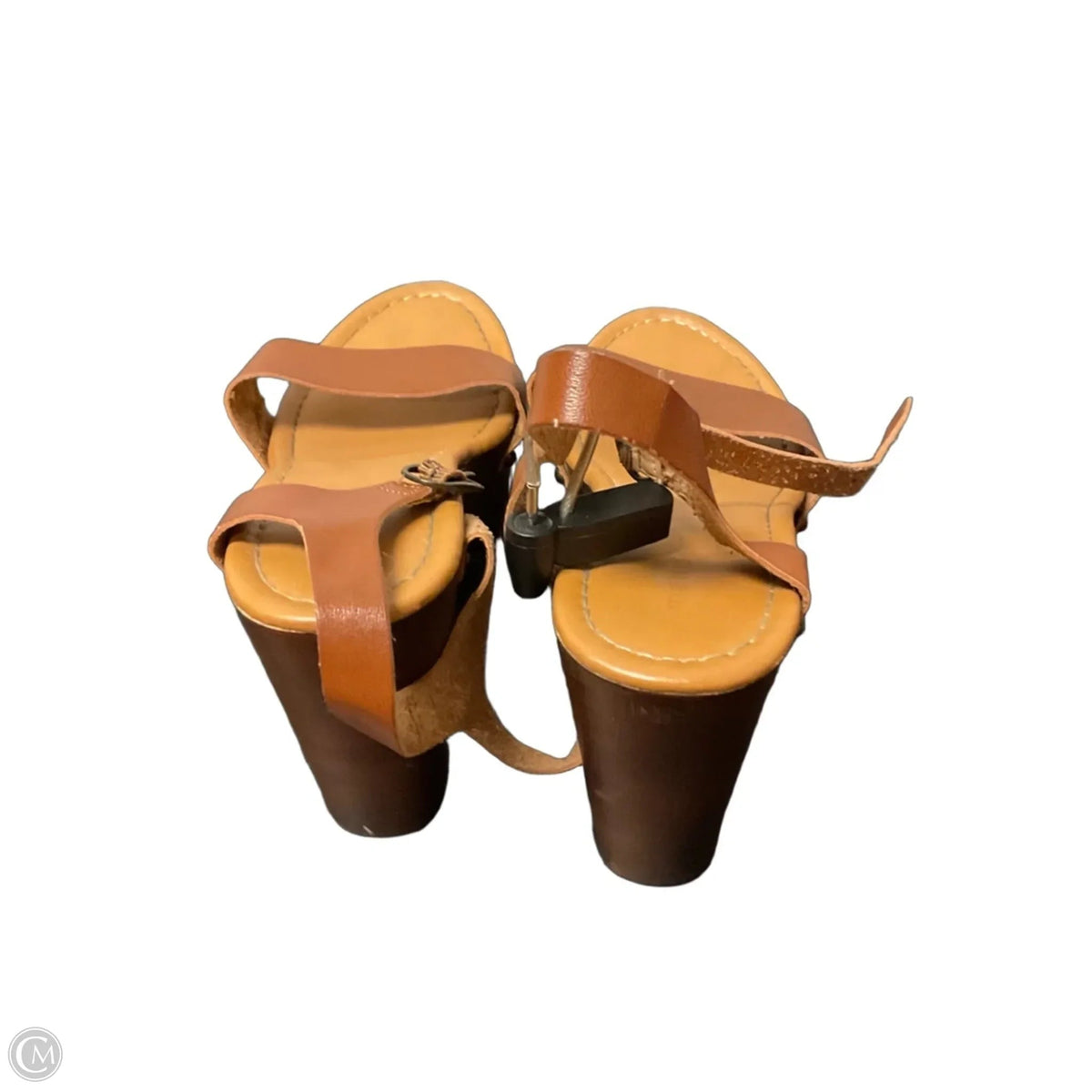 Sandals Heels Block By Madden Girl In Brown, Size: 8