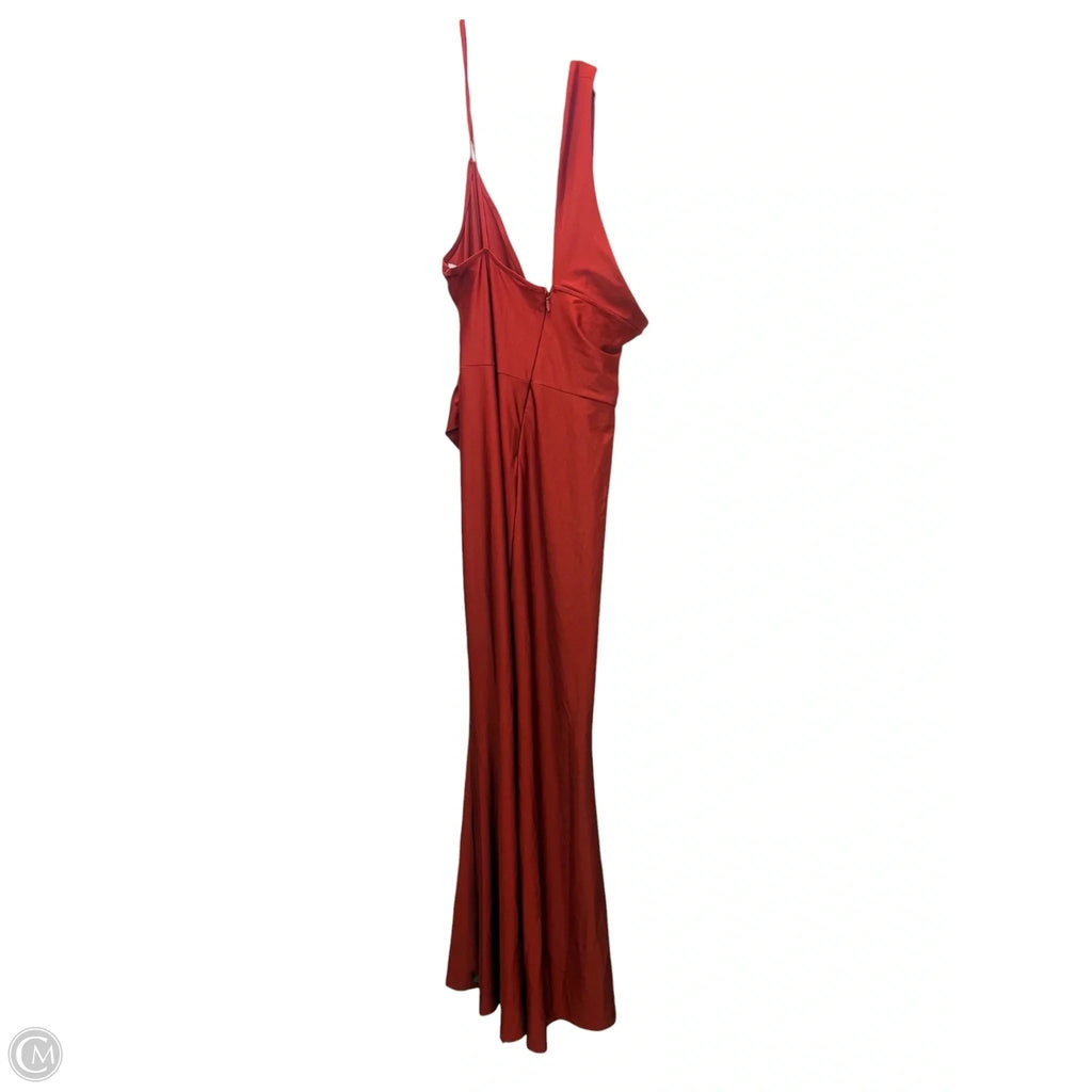 Dress Party Long By Fashion Nova In Copper, Size: 2x