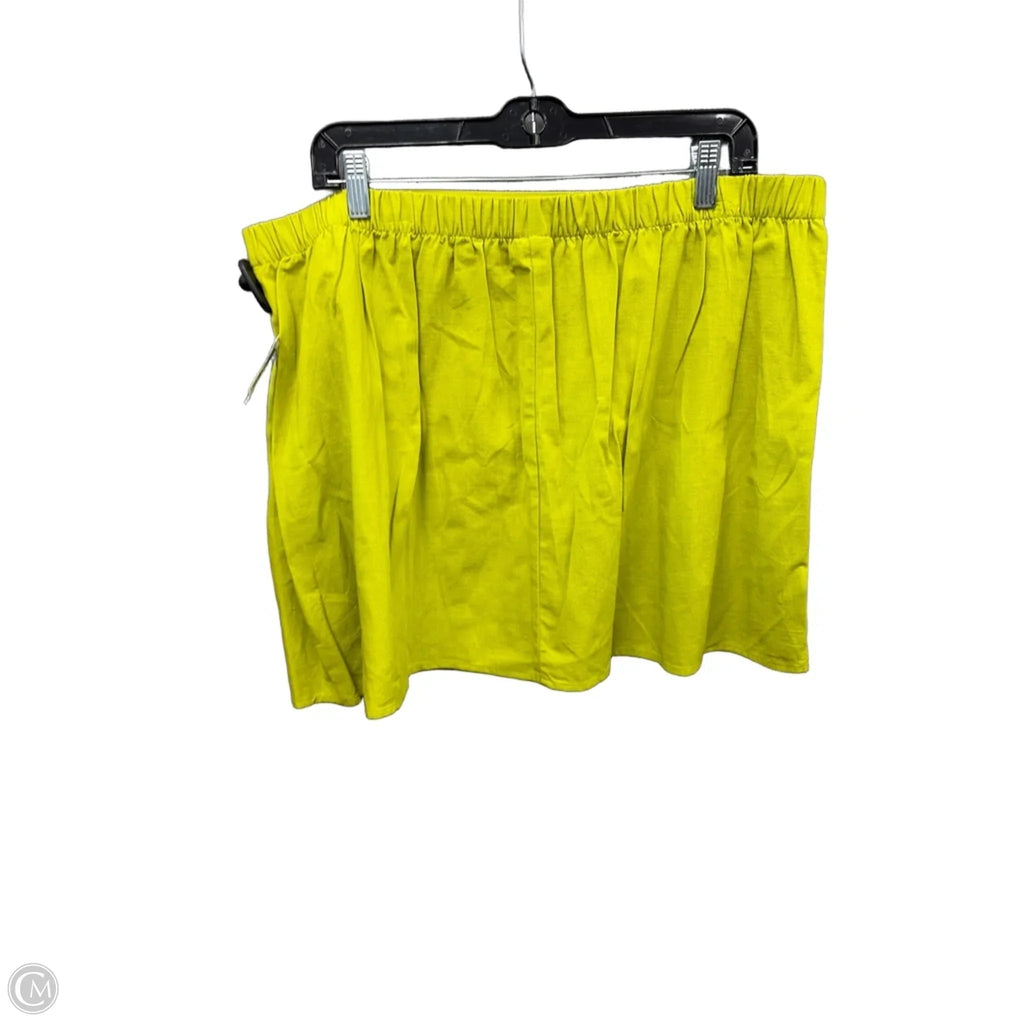 Skirt Mini & Short By A New Day In Green, Size: 14