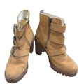 Boots Ankle Heels By Timberland In Tan, Size: 8