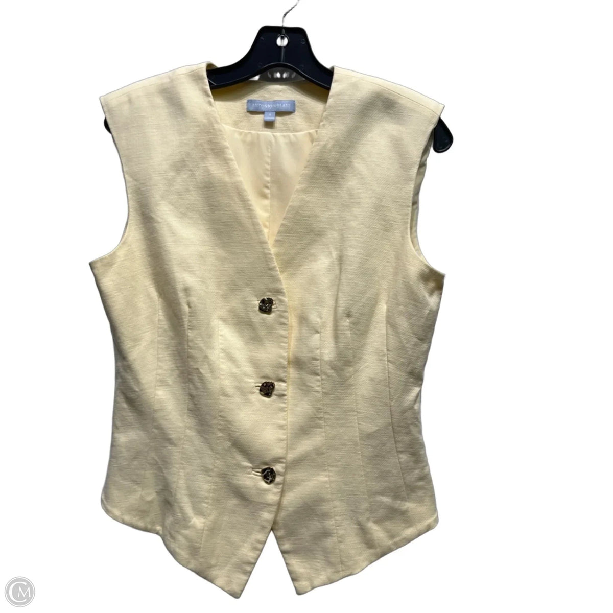 Vest By Antonio Melani In Yellow, Size: 6