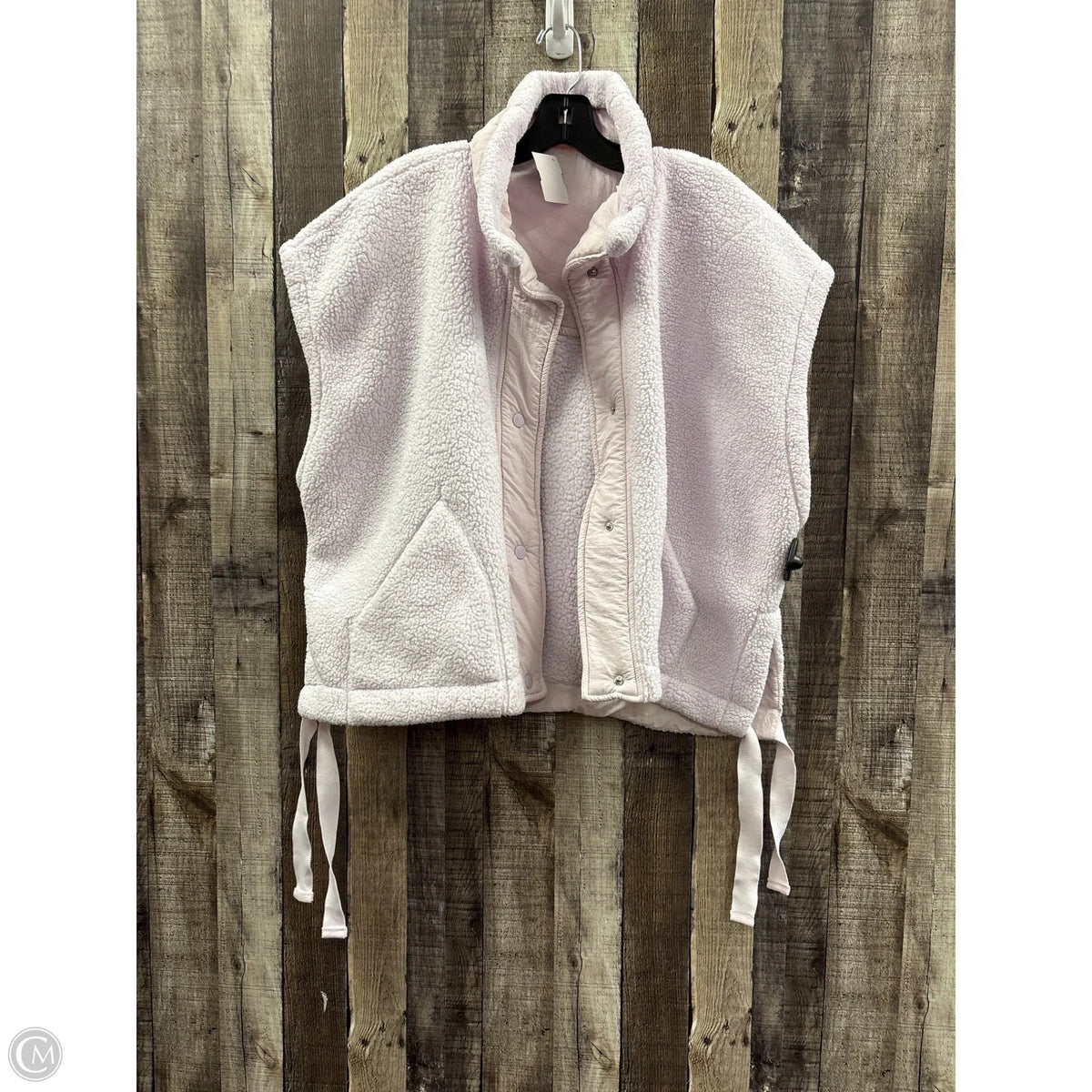 Vest Fleece By Free People In Pink, Size: M