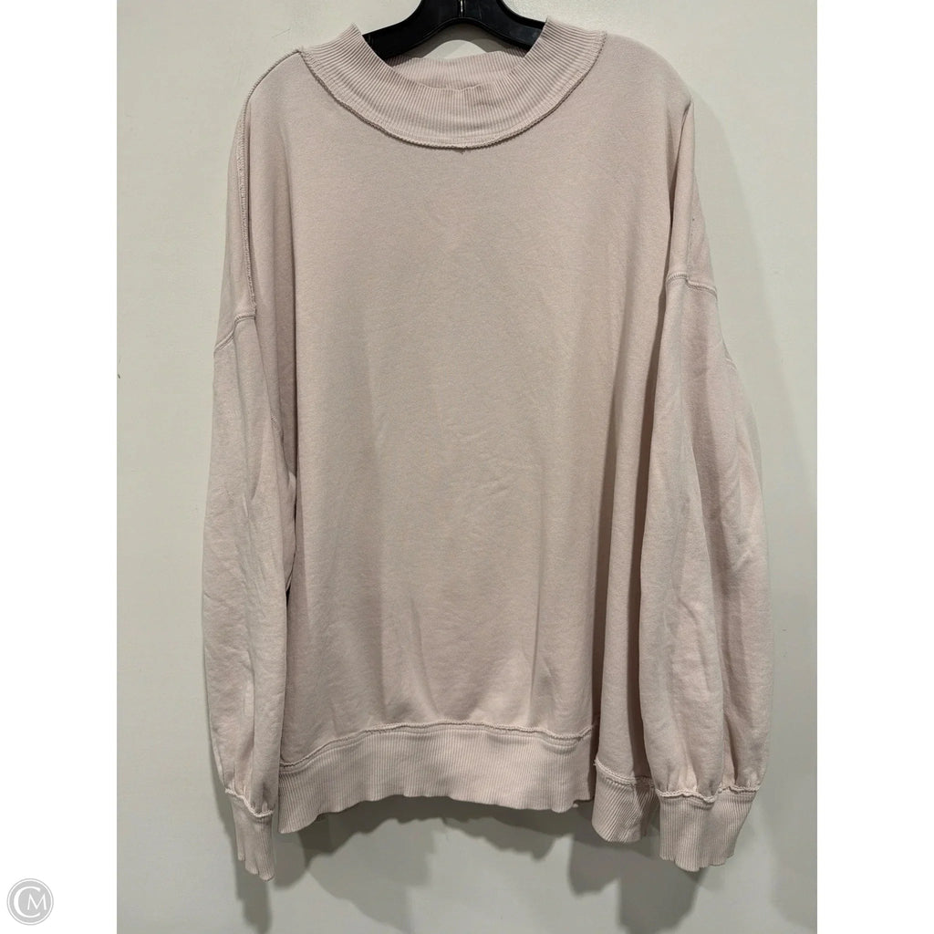 Sweatshirt Crewneck By We The Free In Pink, Size: L