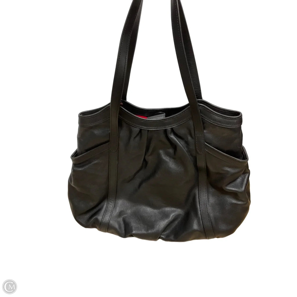 Handbag Leather By Lauren By Ralph Lauren, Size: Large