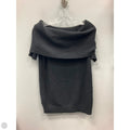 Sweater Short Sleeve By Loft In Black, Size: Xxsp