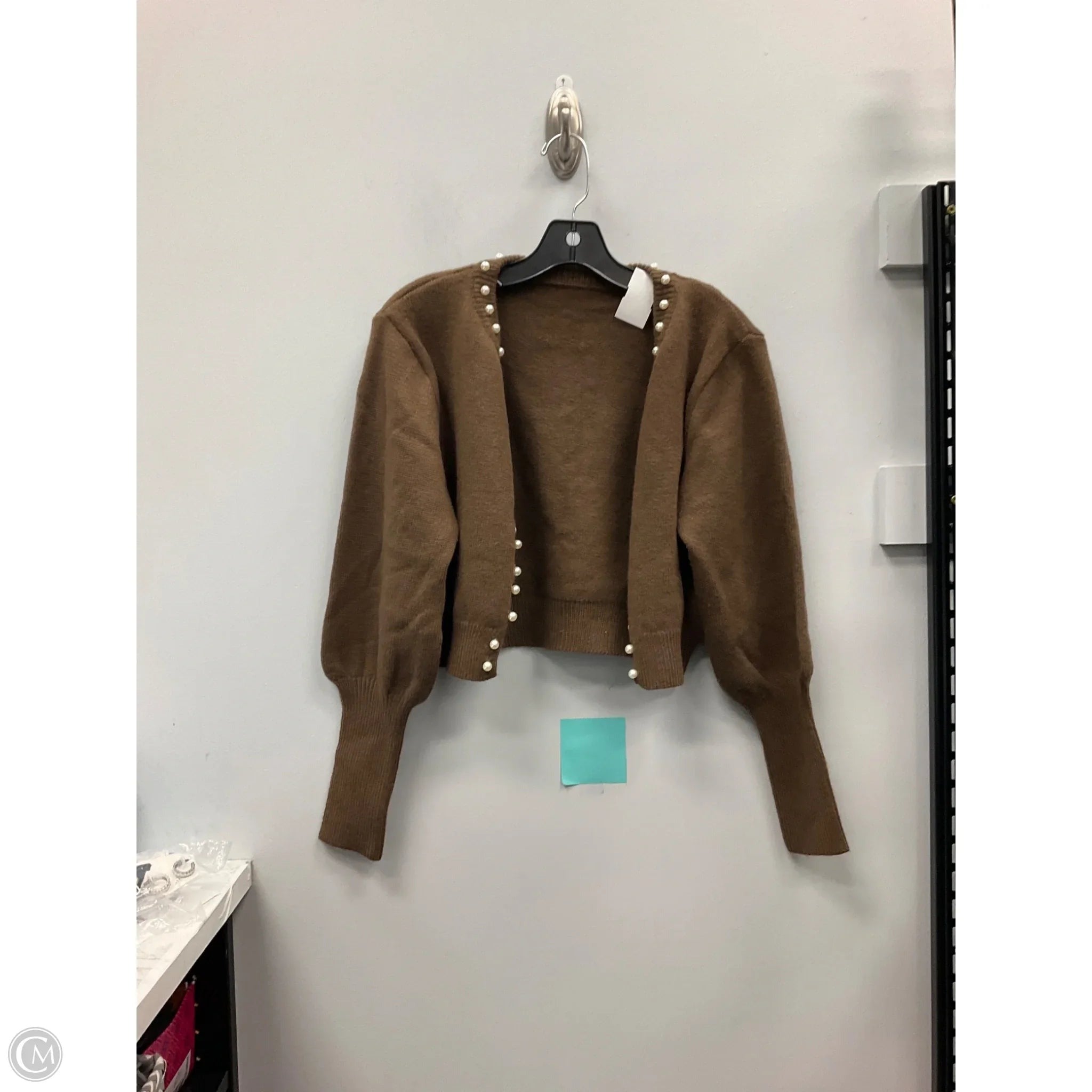 Cardigan By Commense In Brown, Size: M