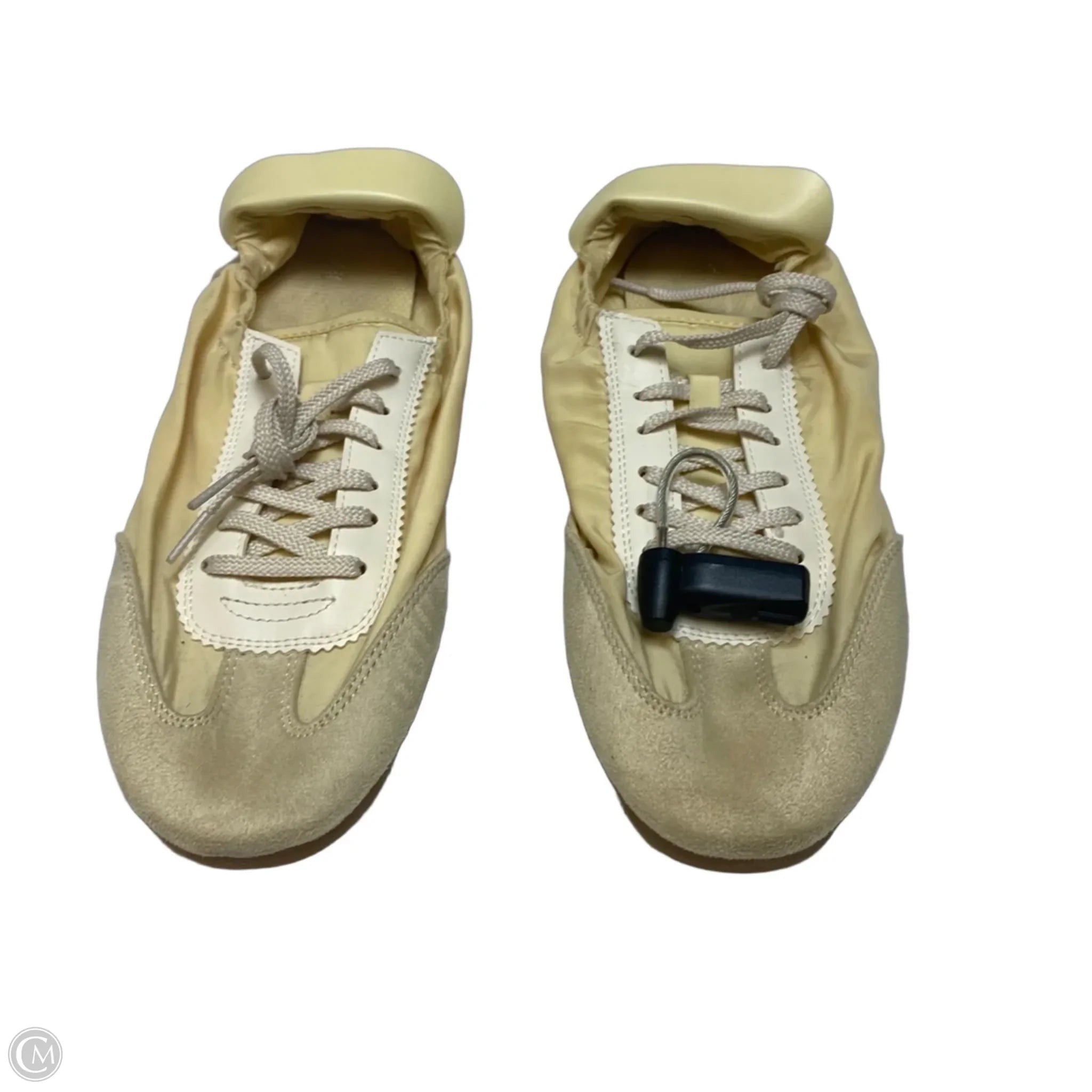 Shoes Sneakers By H&m In Yellow, Size: 8
