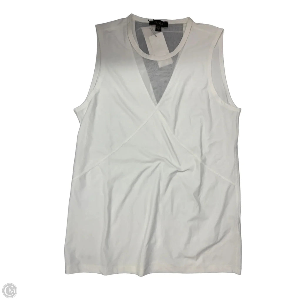 Top Sleeveless By Clothes Mentor In White, Size: S