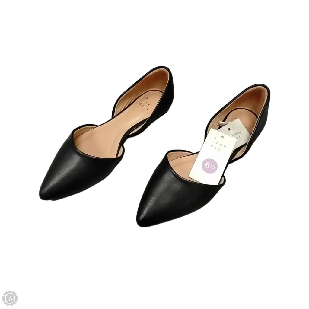 Shoes Flats By A New Day In Black, Size: 6.5