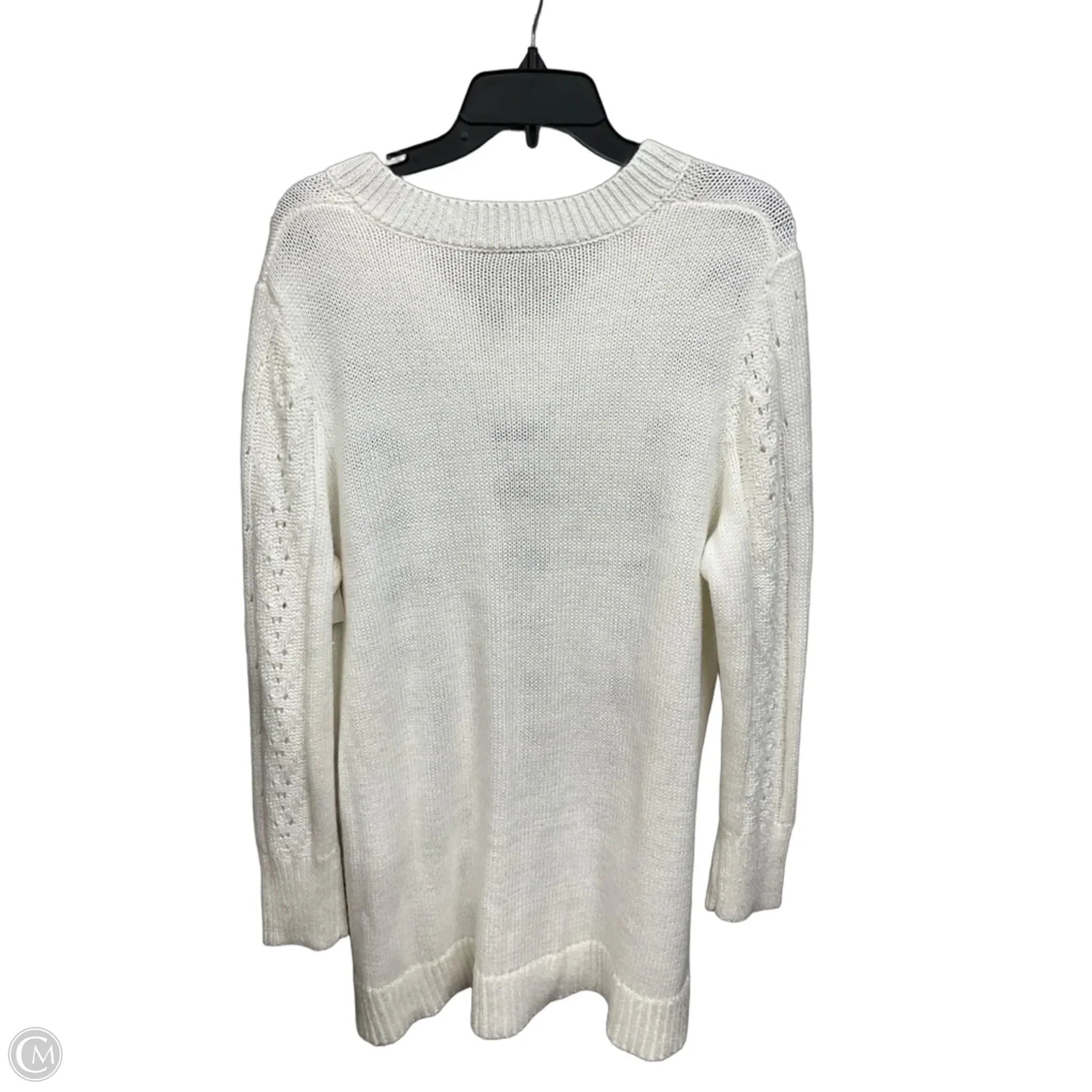 Sweater By Lane Bryant In White, Size: 2x