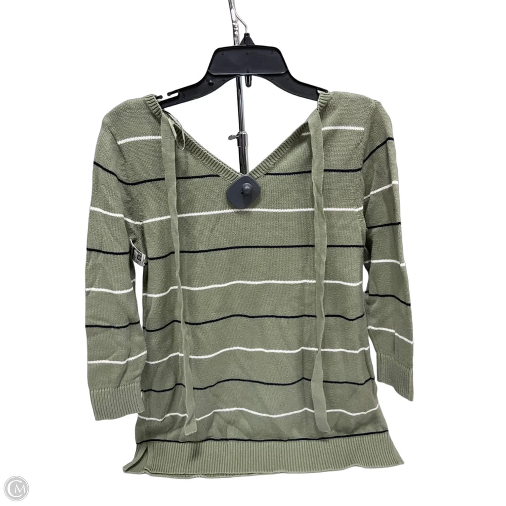 Top 3/4 Sleeve By Talbots In Green, Size: Xs