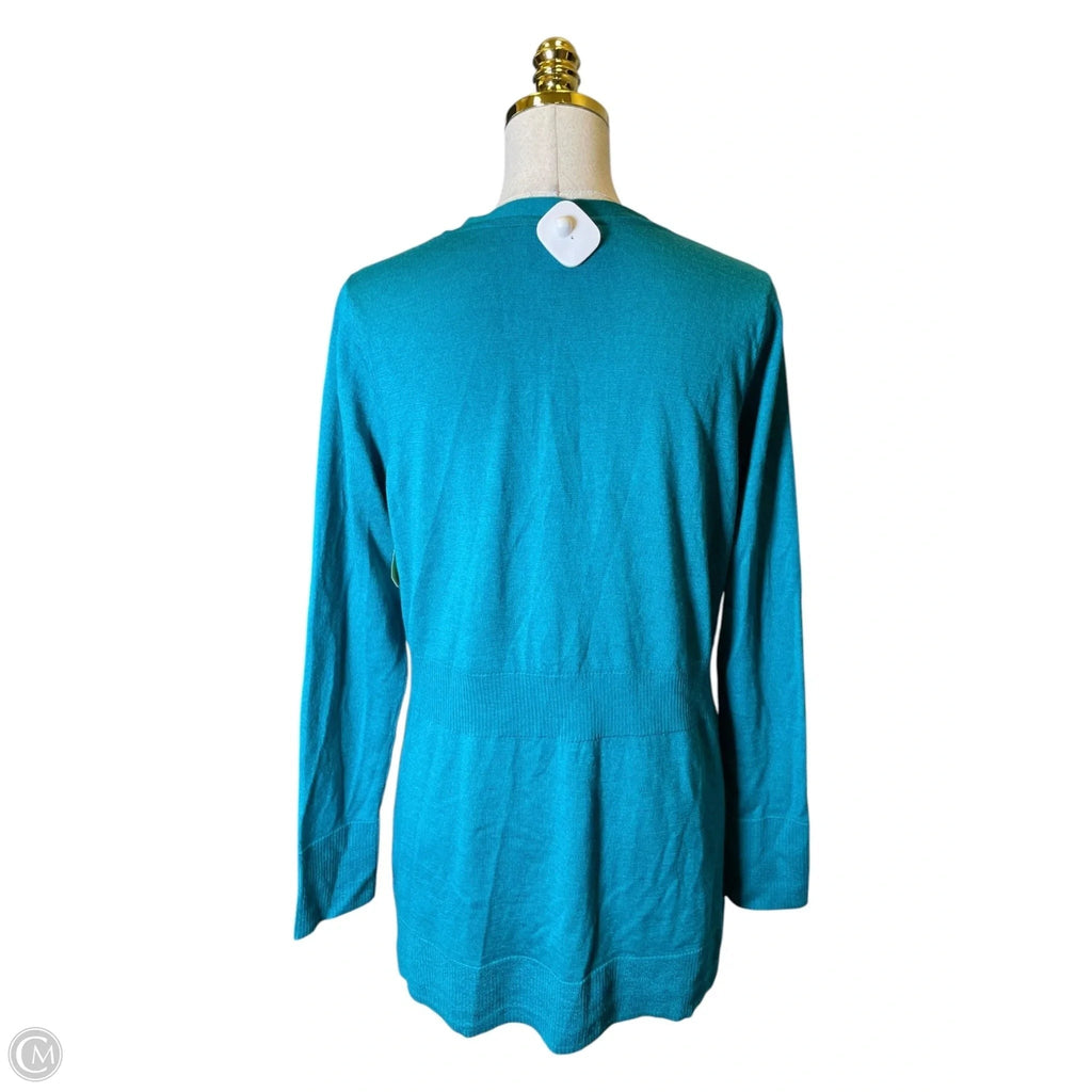 Cardigan By White House Black Market In Teal, Size: M