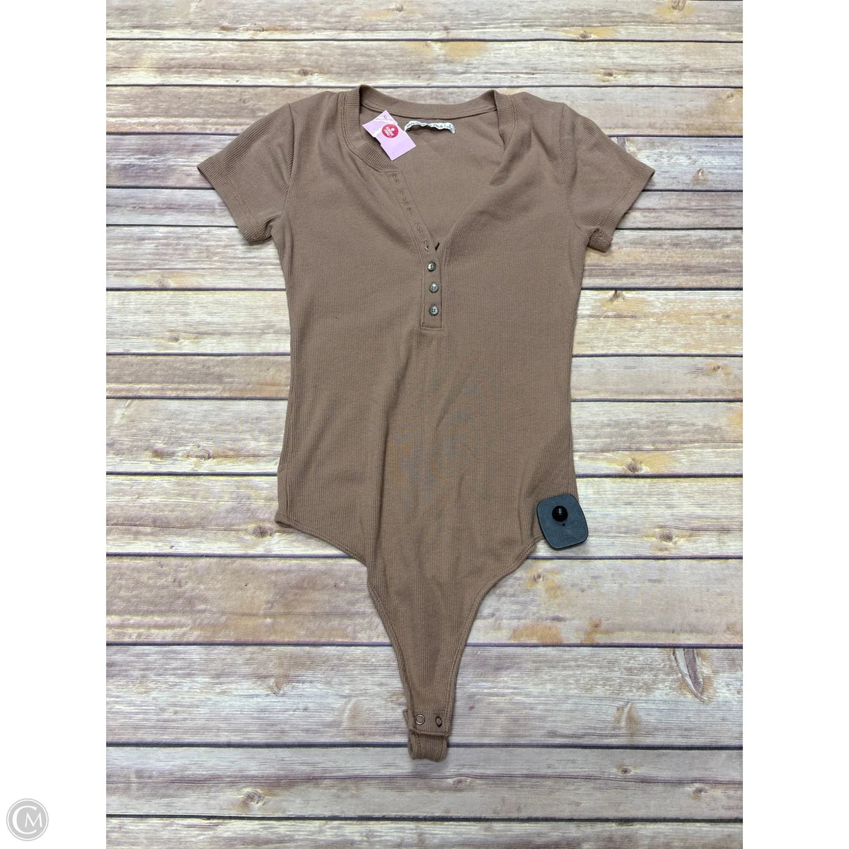 Bodysuit By Abercrombie And Fitch In Tan, Size: S