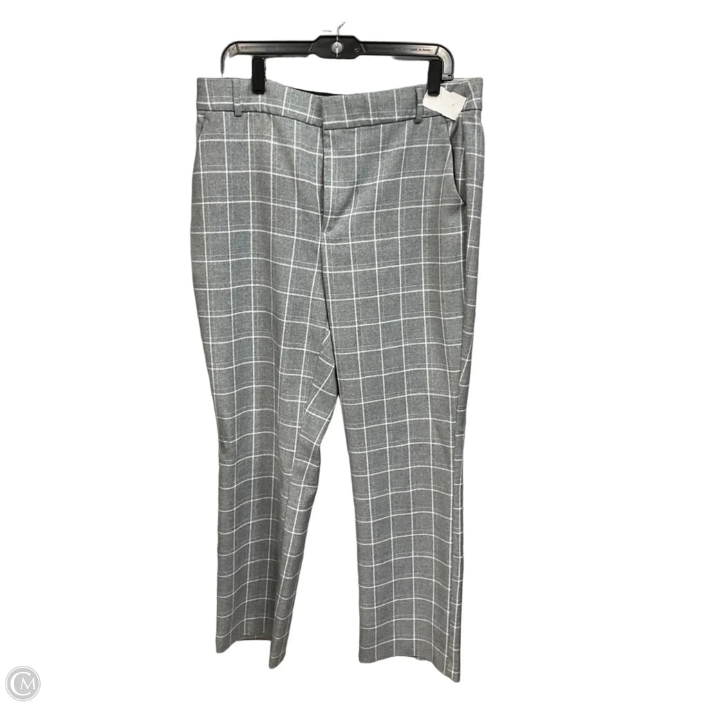 Pants Dress By Nine West In Plaid Pattern, Size: 14