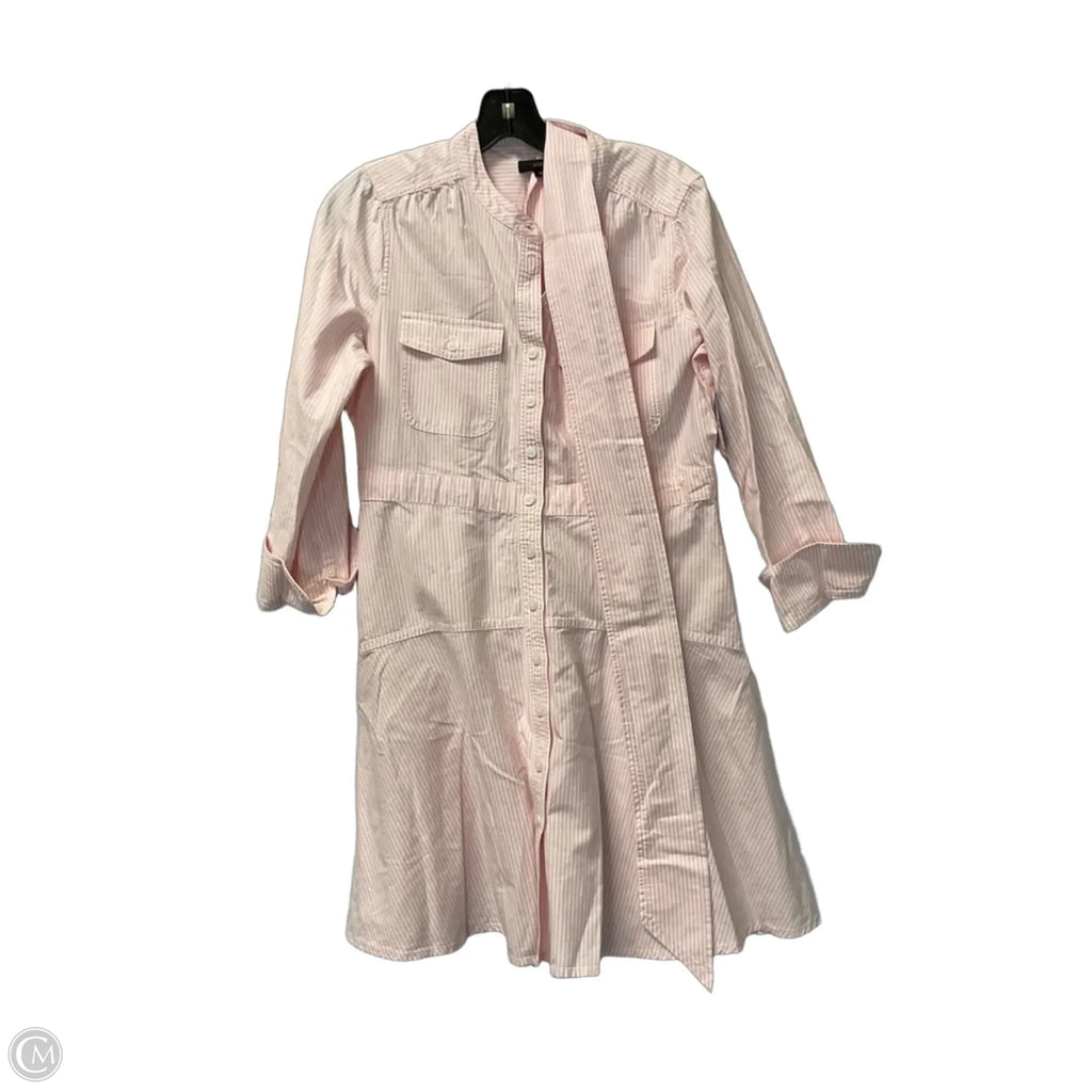 Dress Casual Short By J. Crew In Pink & White, Size: 6