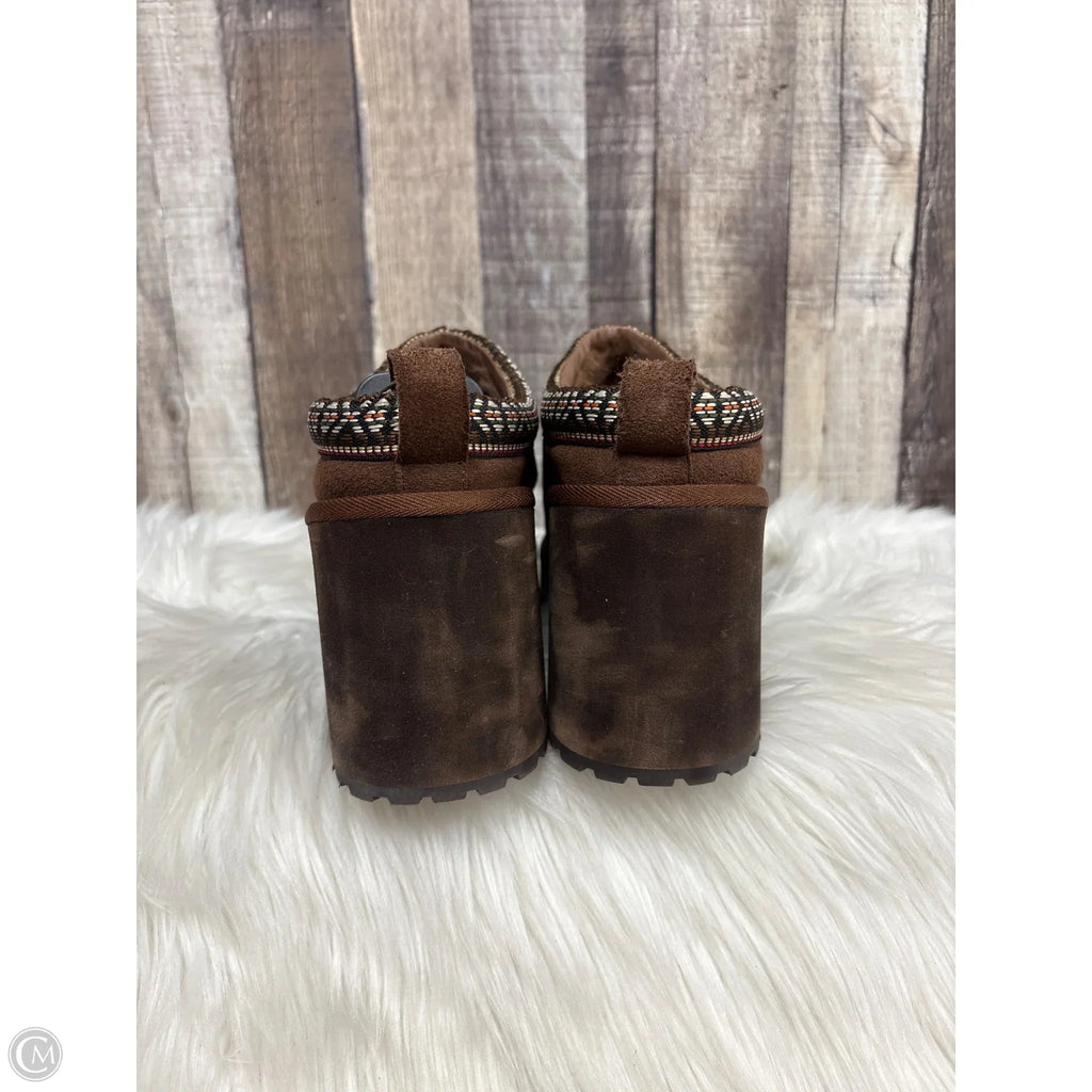 Shoes Heels Block By Candies In Brown, Size: 9