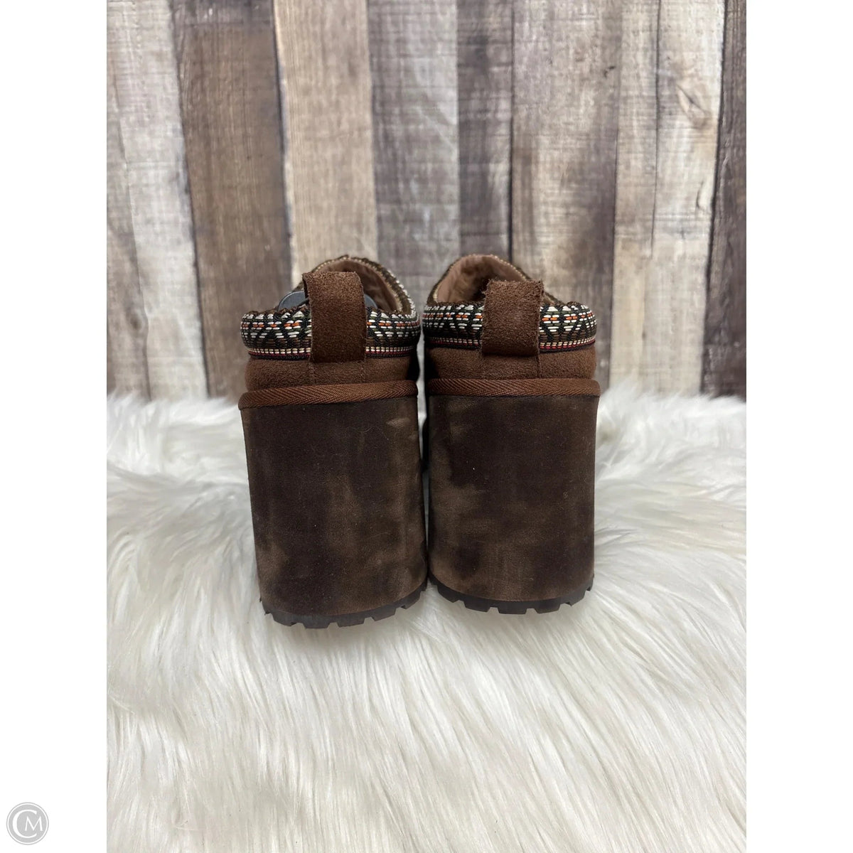 Shoes Heels Block By Candies In Brown, Size: 9