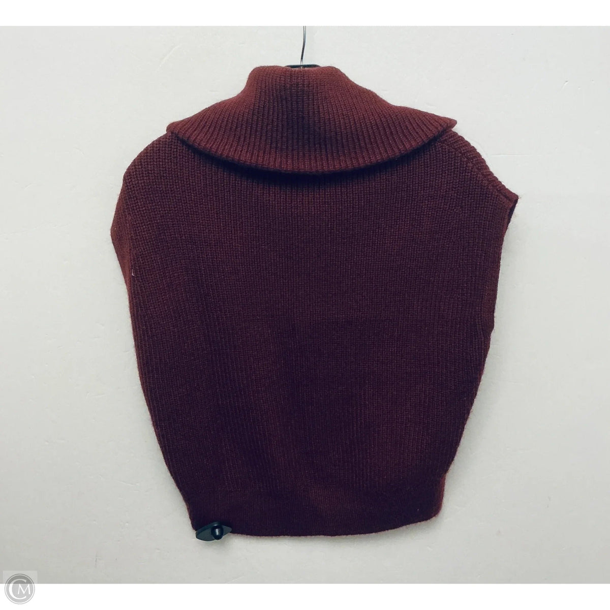 Sweater Short Sleeve By Banana Republic In Maroon, Size: Xxs