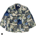 Blazer By Alfred Dunner In Blue & Green, Size: 1x