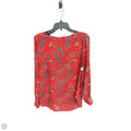 Top Long Sleeve By Loft In Red, Size: L