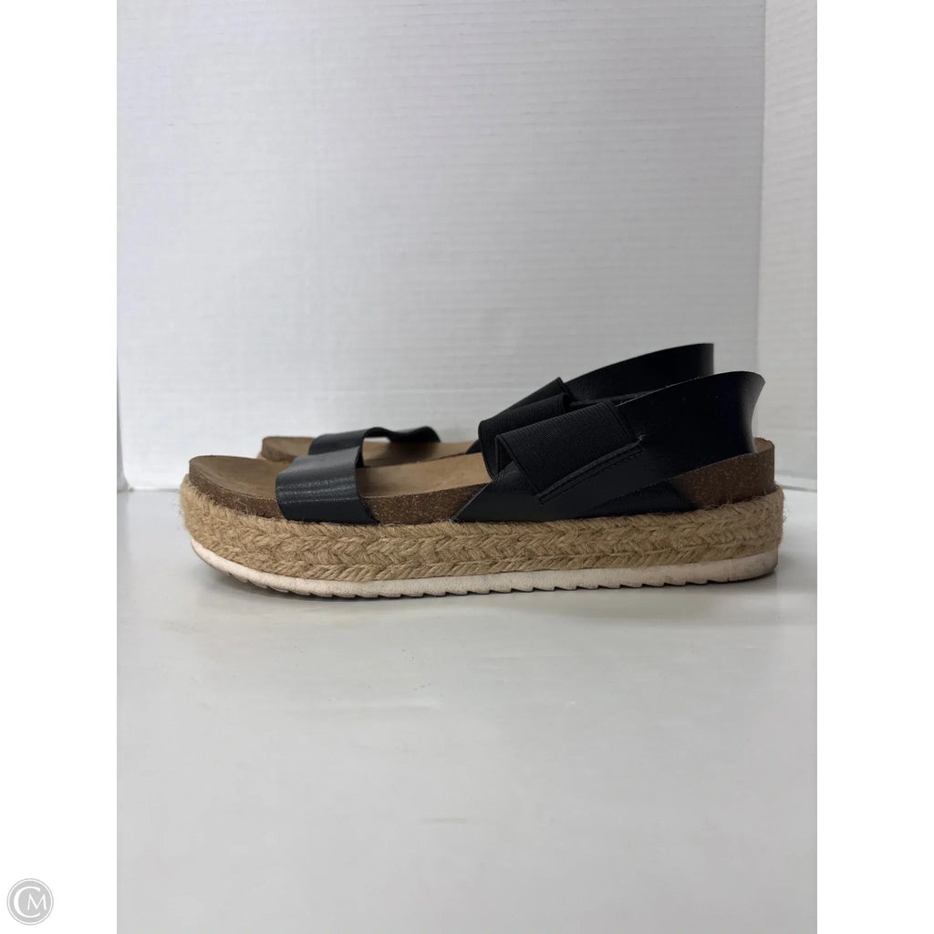 Sandals Flats By Big Buddha In Black, Size: 9