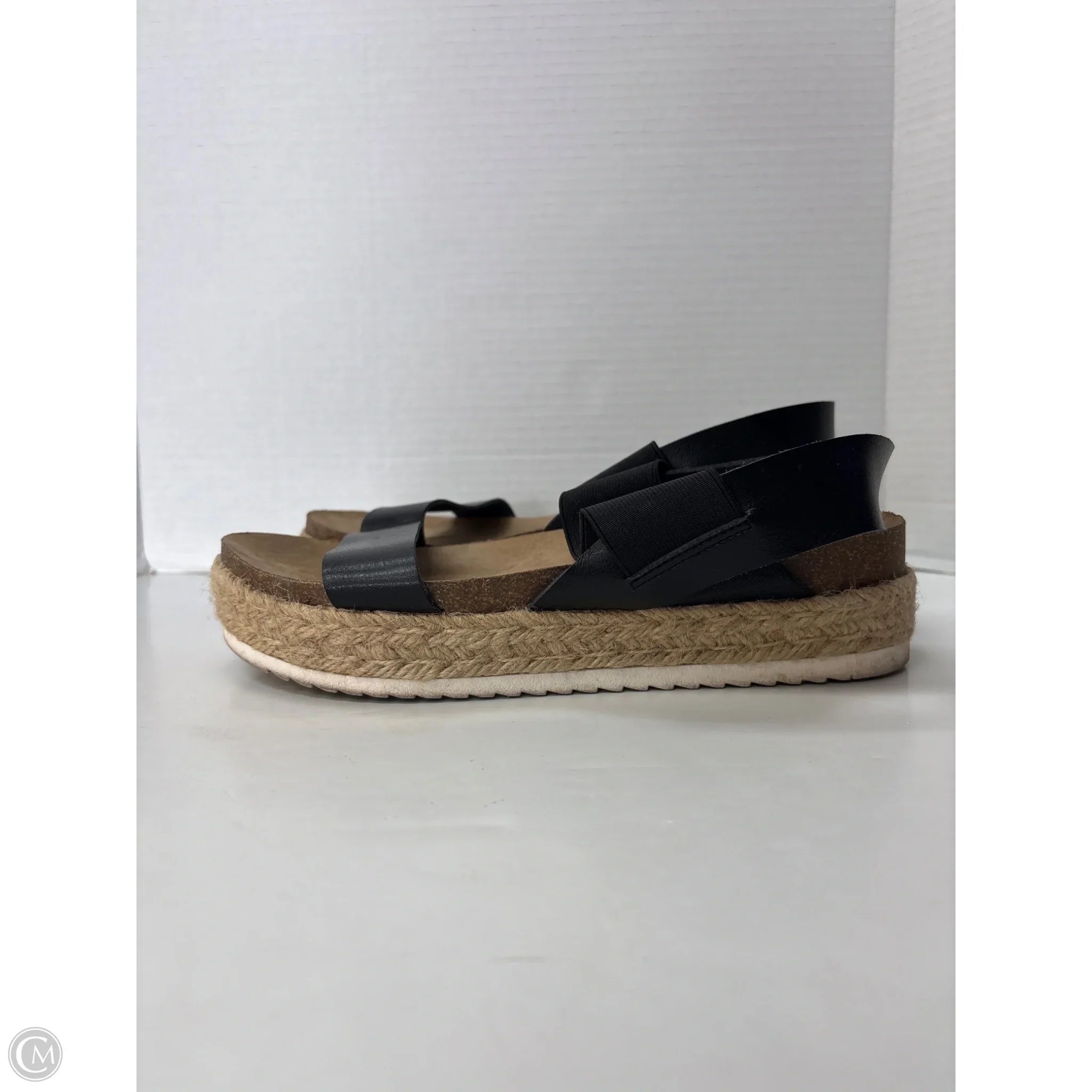 Sandals Flats By Big Buddha In Black, Size: 9
