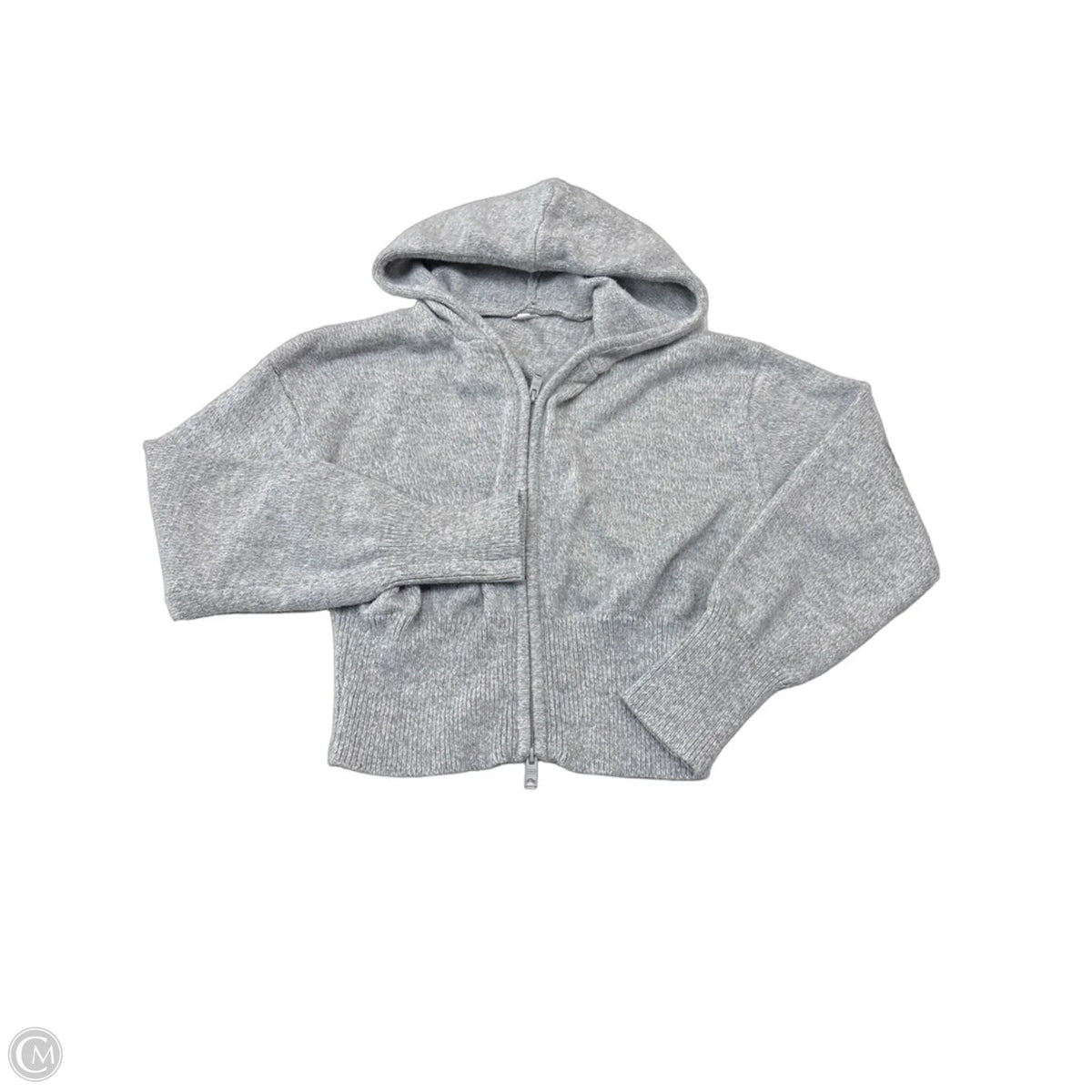 Sweater Cardigan By Garage In Grey, Size: L