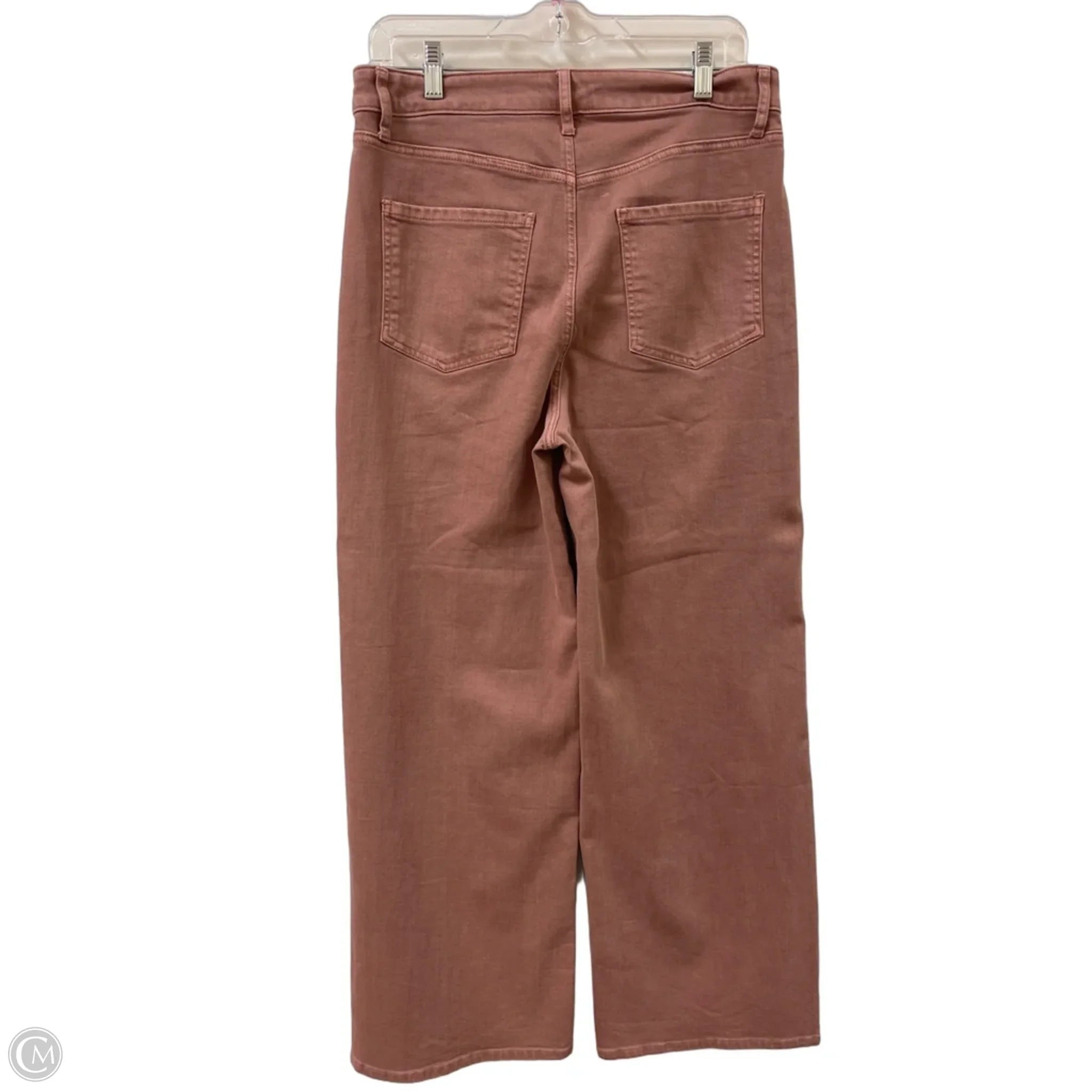 Jeans Wide Leg By Chicos In Pink, Size: 8