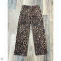 Jeans Wide Leg By Abercrombie And Fitch In Animal Print, Size: 2