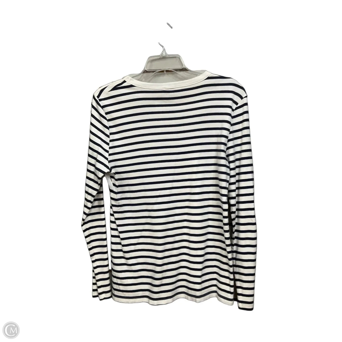 Top Long Sleeve By J. Crew In Striped Pattern, Size: L
