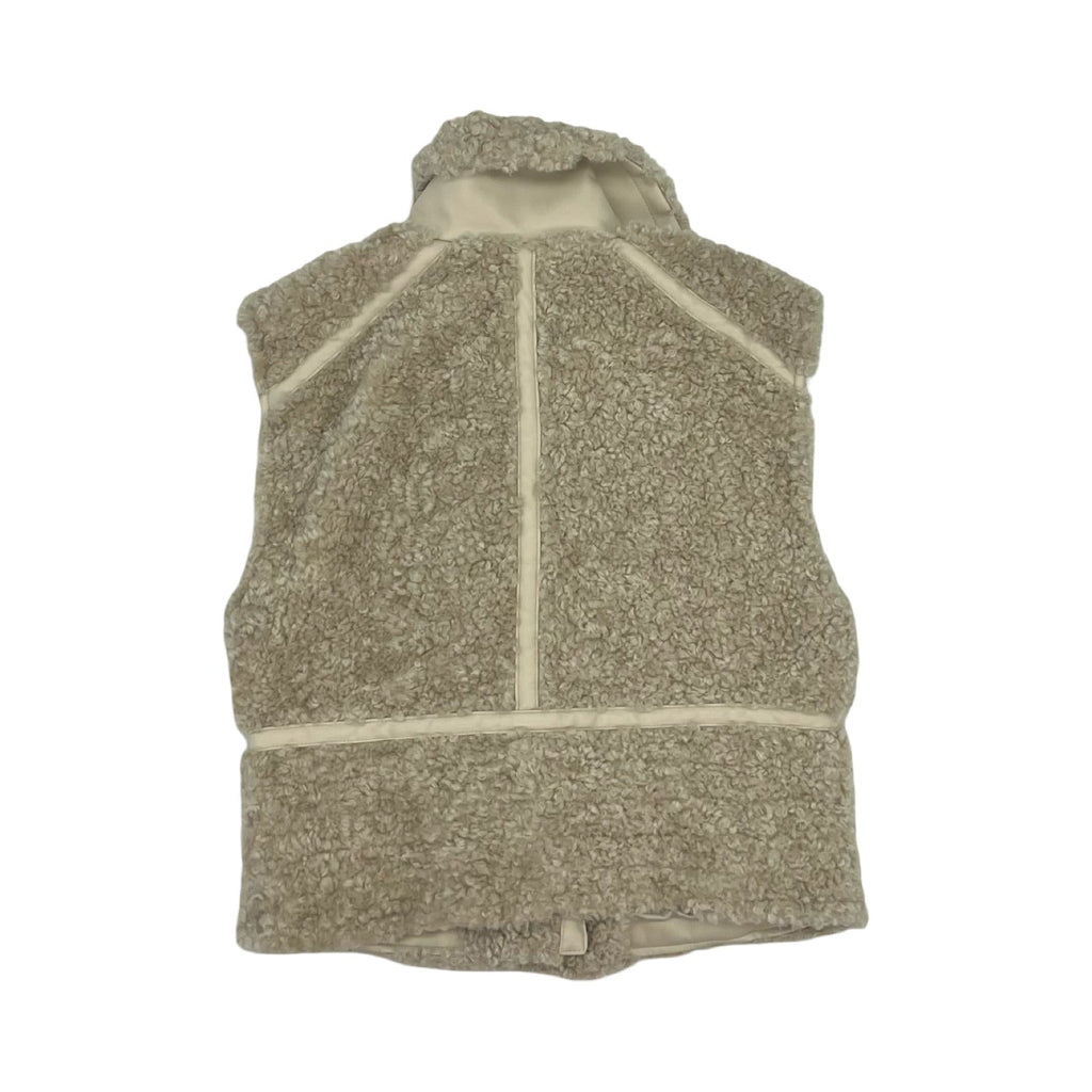 Vest Faux Fur & Sherpa By Anthropologie In Tan, Size:S