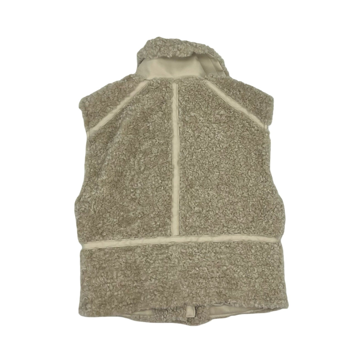 Vest Faux Fur & Sherpa By Anthropologie In Tan, Size:S