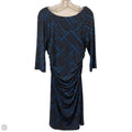 Dress Casual Short By White House Black Market In Black & Blue, Size: L