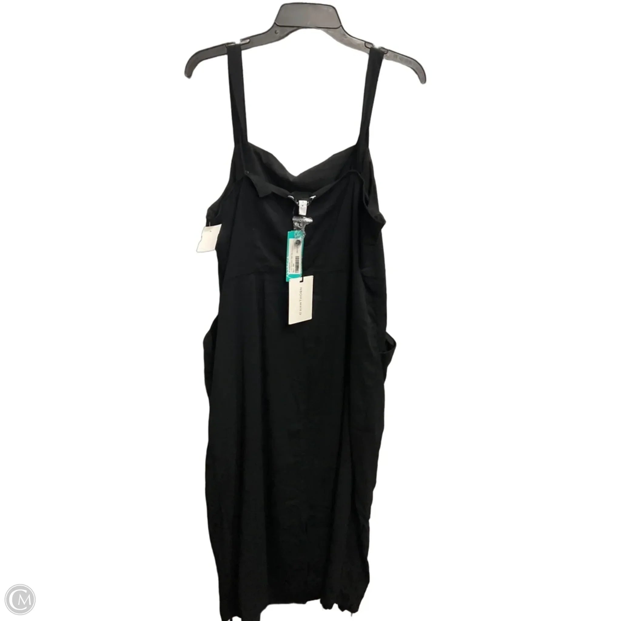 Dress Casual Midi By 41 Hawthorn In Black, Size: 1x
