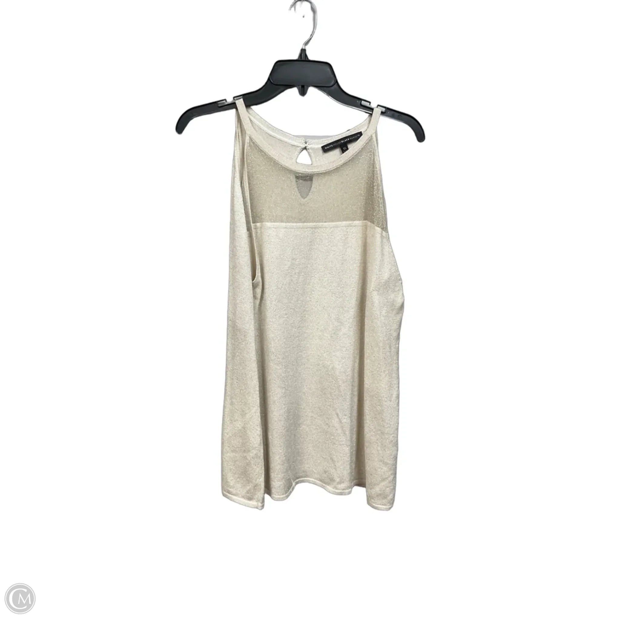 Top Sleeveless By White House Black Market In Gold, Size: Xl