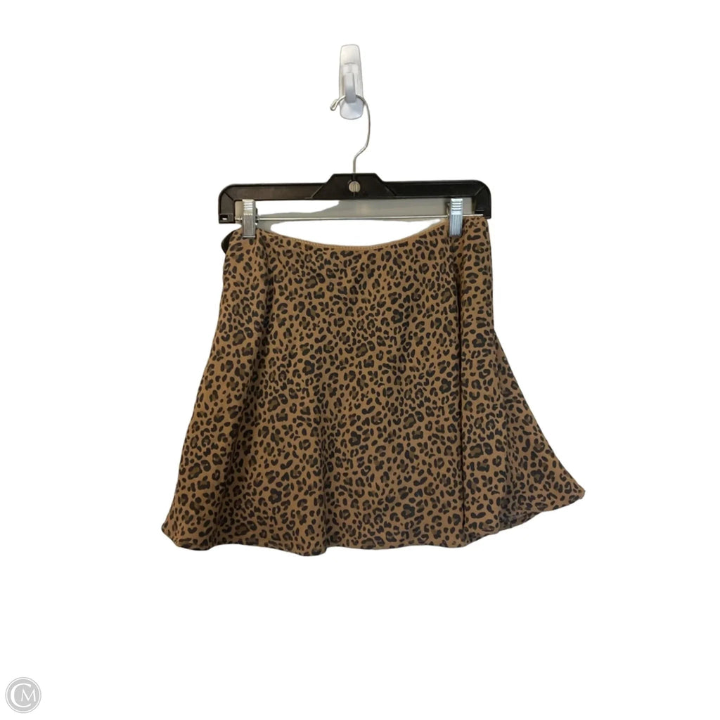 Skirt Mini & Short By American Eagle In Animal Print, Size: M